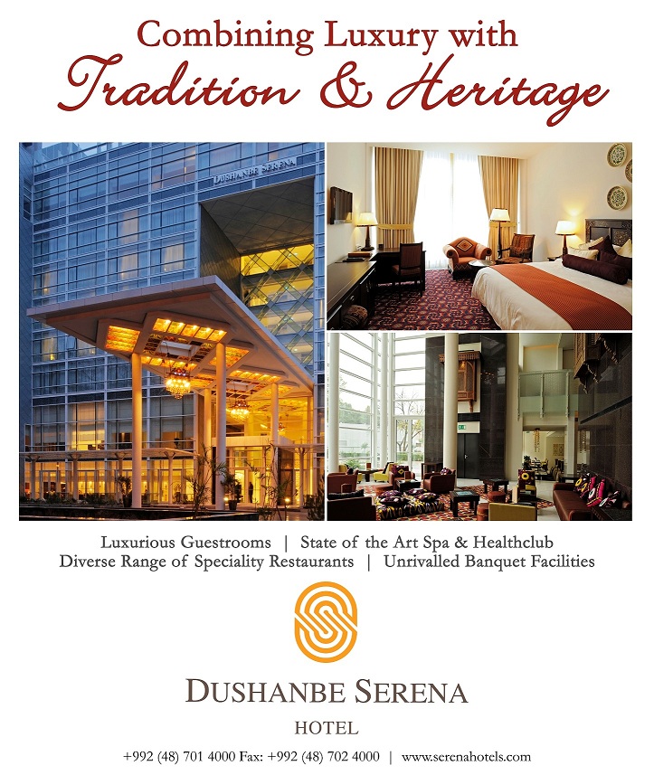 Dushanbe Serena Hotel awarded 2015 TripAdvisor Certificate of Excellence